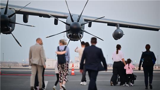 Auch Außenminister Wadephul nahm gestrandete Deutsche bei seiner Reise in den Nahen Osten in seinem Flugzeug mit. 