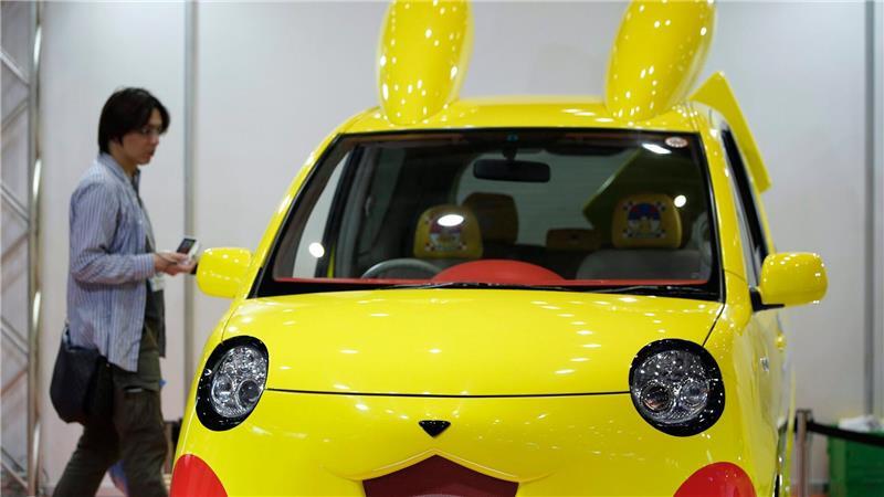 Auch Autos gib es in Pikachu-From. (Archivbild) 