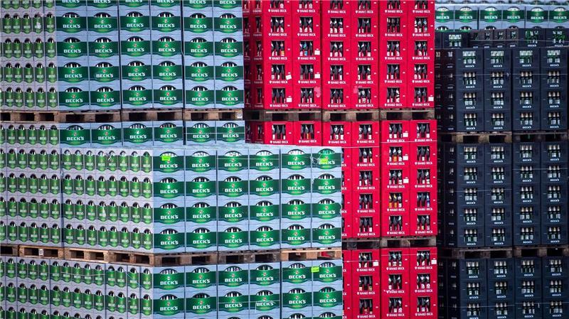 Auch Beck’s gehört zum belgischen Brauereiriesen AB Inbev. (Archivbild)
