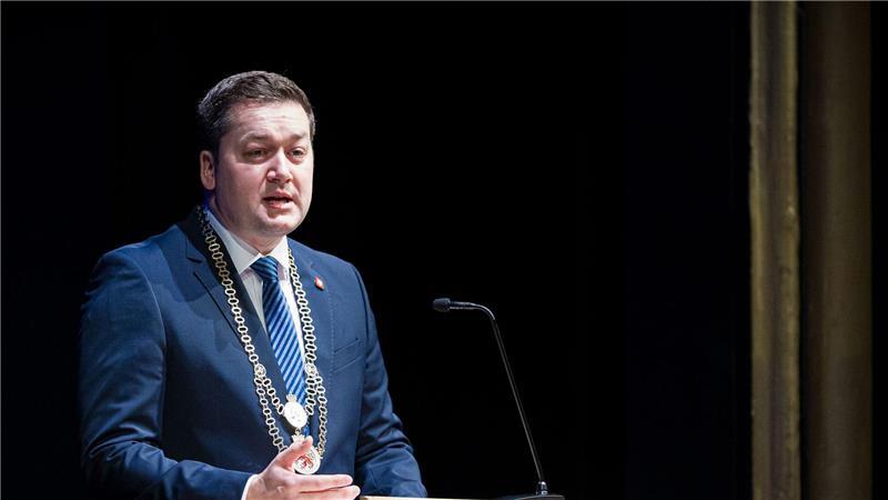 Auch Braunschweigs Oberbürgermeister Thorsten Kornblum (SPD) ergriff das Wort.