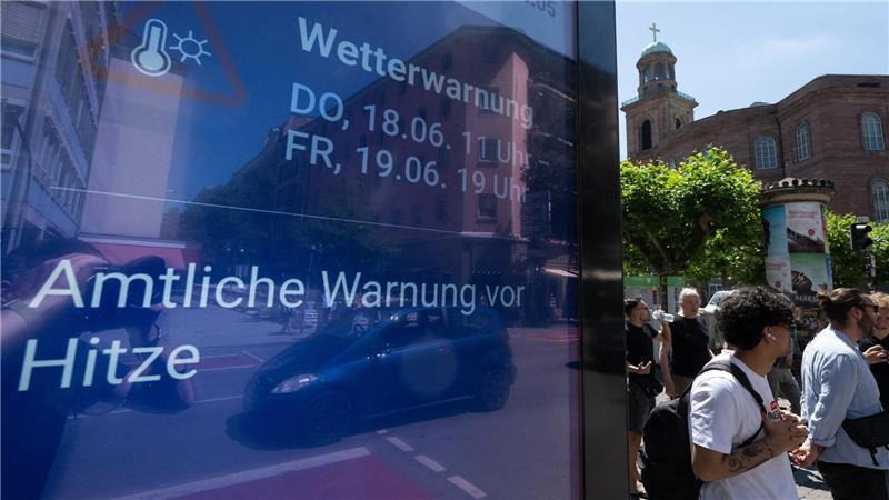 Extreme Hitze im Süden und Westen – 38,5 Grad in Kitzingen Auch Frankfurt gehört zu den Hitze-Spitzenreitern.