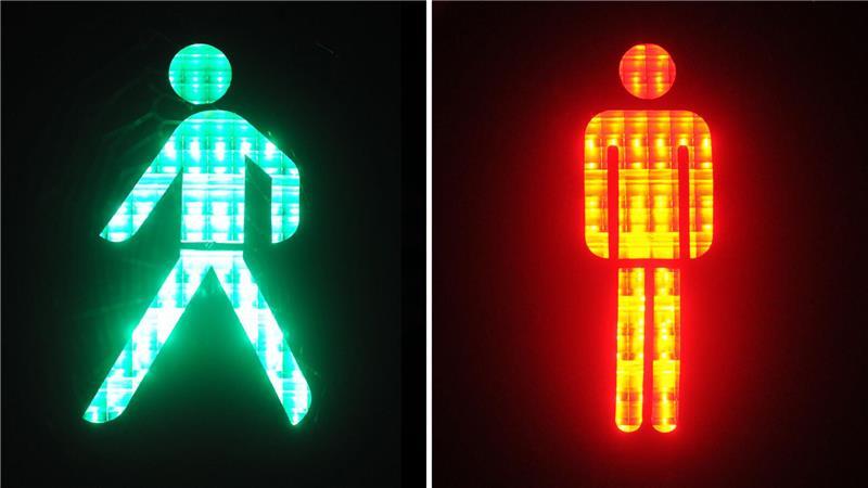 Auch Fußgänger bekamen bald danach eigene Ampeln. (Archivbild)