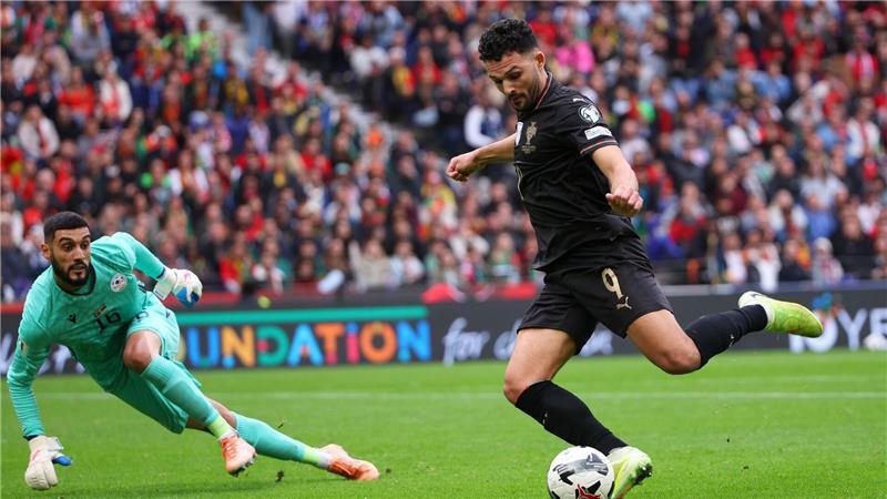 Auch Goncalo Ramos reihte sich in Portugals Torschützenliste ein. 