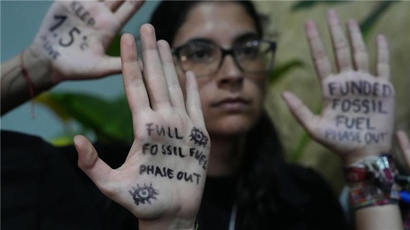 Auch Klimaaktivisten fordern ein Aus für fossile Energieträger.