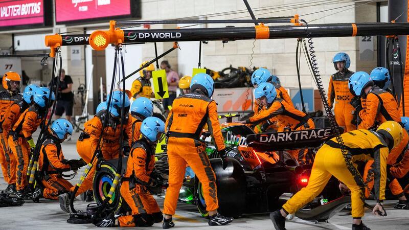 „Viel zu gefährlich“: Fahrer toben nach Qual von Katar Auch McLaren-Pilot Lando Norris machte die Hitze zu schaffen.