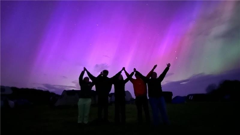 Auch Polarlichter gab es schonmal in Lille Bodskov zu sehen.