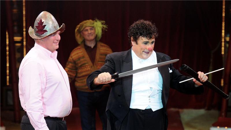 Traumwelt in der Manege - 50 Jahre Circus Roncalli Auch Prominente traten über die Jahre in der Manege auf, wie Uli Hoeneß im Jahr 2010.