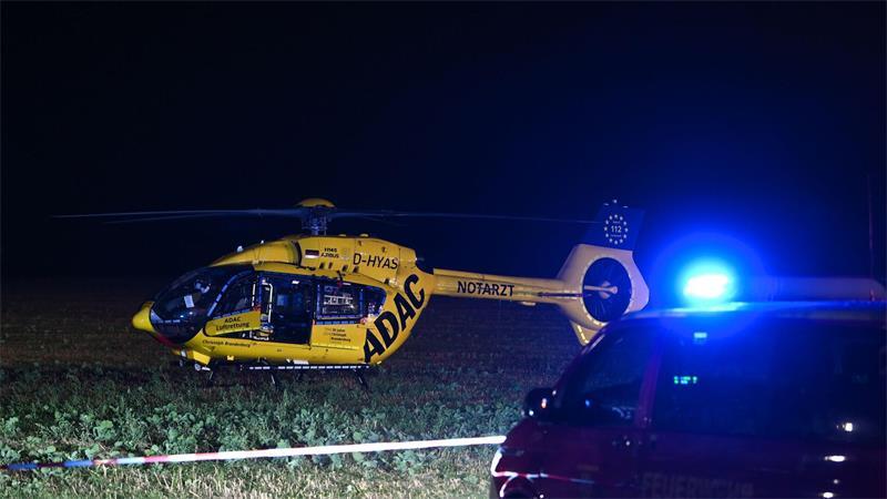 Auch Rettungshubschrauber waren im Einsatz. (Symbolbild)