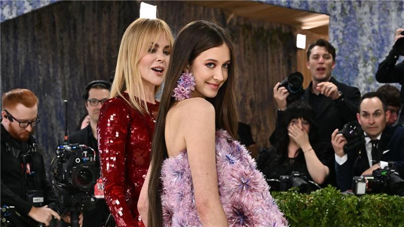 Stars feiern Mode und Kunst bei Met-Gala - Klum als Statue Auch Schauspielerin Kidman brachte ihre Tochter mit zur Met Gala.