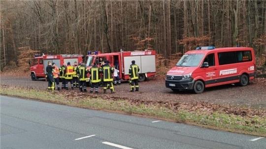 Auch am und im Wingster Waldgebiet suchten die Einsatzkräfte und Freiwilligen.