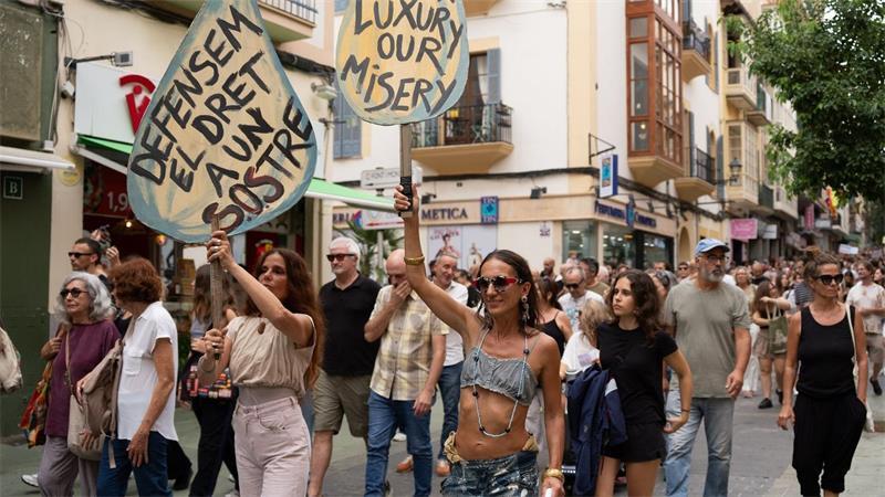 Landesweit große Demos gegen Wohnungsnot in Spanien Auch auf Mallorca gibt es Demonstrationen gegen die Wohnungsnot.