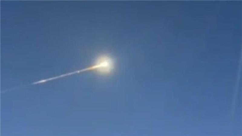 Auch aus weiter Entfernung war das Lichtspektakel sichtbar. 