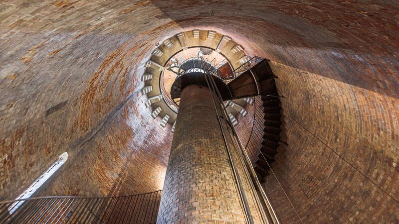 Historischer Wasserturm fertig saniert Auch das Innere des historischen Bauwerks wurde umfassen saniert.