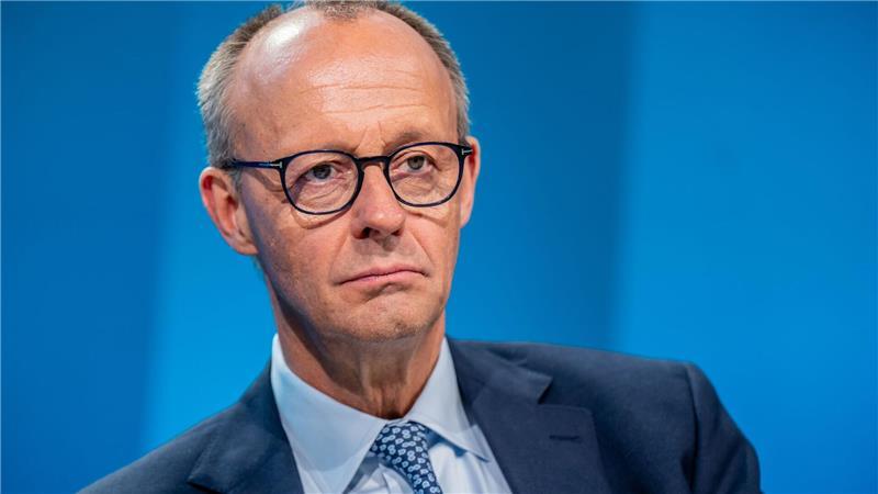 Auch der designierte Bundeskanzler und CDU-Chef Friedrich Merz nahm an dem Parteitag teil. (Archivbild)