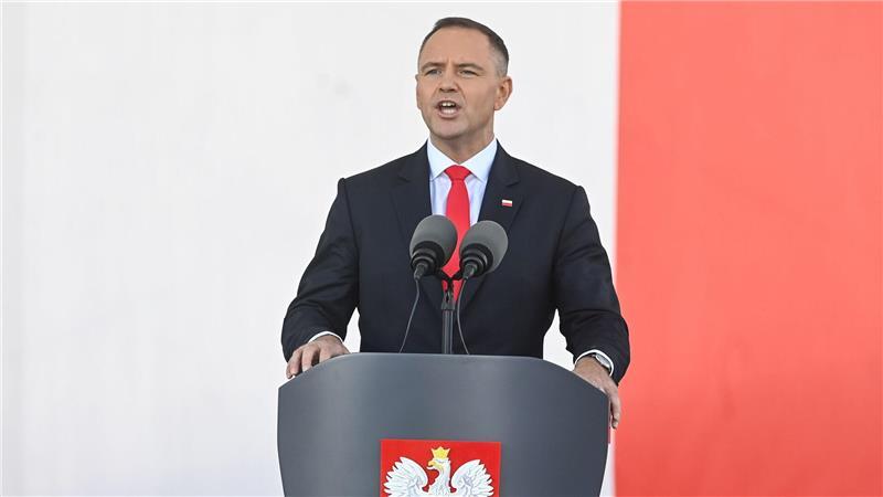 Empörung in Polen über Banner von Haifa-Fans Auch der polnische Präsident hat sich zum Banner von Fans von Maccabi Haifa geäußert.