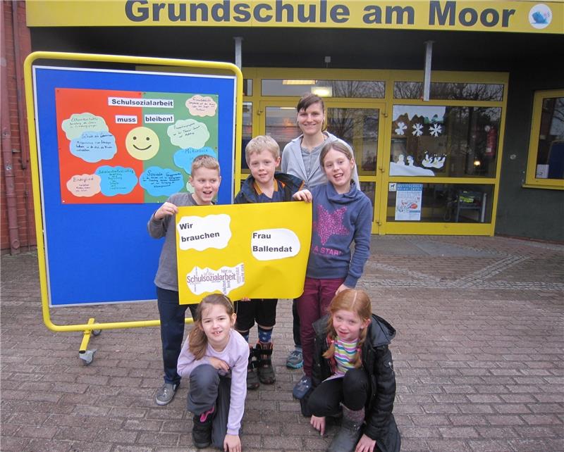 Auch die Neu Wulmstorfer Grundschule am Moor kämpft seit Jahren für eine dauerhafte Sicherung ihrer Sozialarbeiterstelle. Foto Michaelis