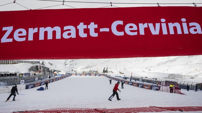 Windböen: Auch zweite Matterhorn-Abfahrt der Frauen abgesagt Auch die zweite Matterhorn-Abfahrt der Frauen musste abgesagt werden.