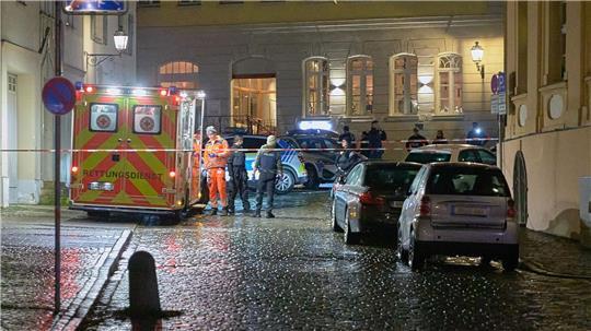 Auch ein Rettungswagen war vor Ort.