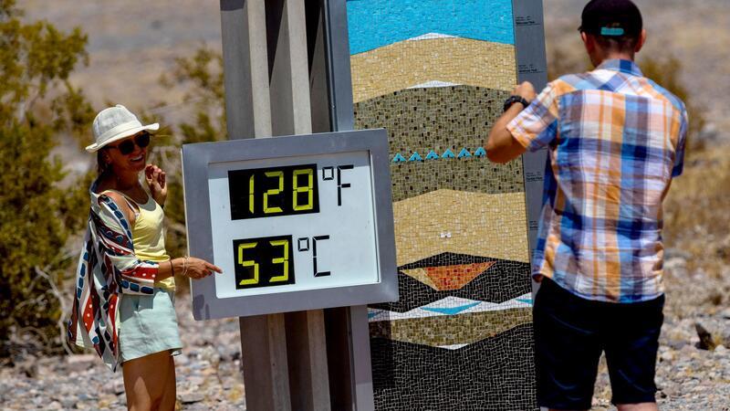 Zweitheißester Juli seit Beginn der Aufzeichnungen Auch im Death Valley in den USA wurden im Juli wahnsinnig hohe Werte gemessen. (Archivbild)