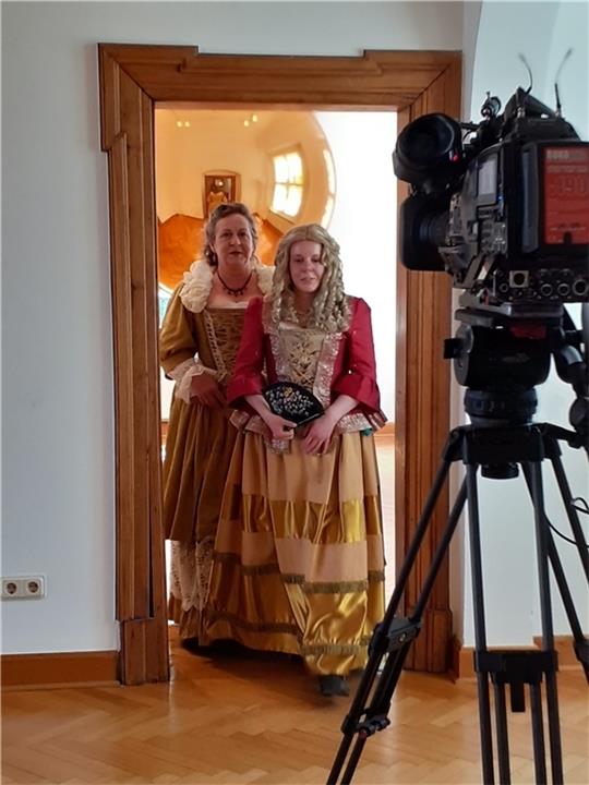 Auch im Schloss Agathenburg entstanden einige Aufnahmen. Foto: Kostümwerk Stade