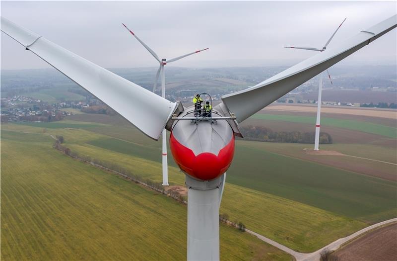 Auch in Bliedersdorf sollen Windkraftanlagen von Enercon errichtet werden. Foto: Woitas/dpa