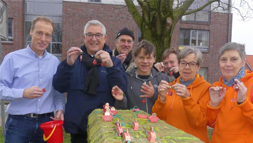 Auch in Drochtersen waren die Verkäufer erfolgreich: Fast 3000 Euro kamen zusamm...