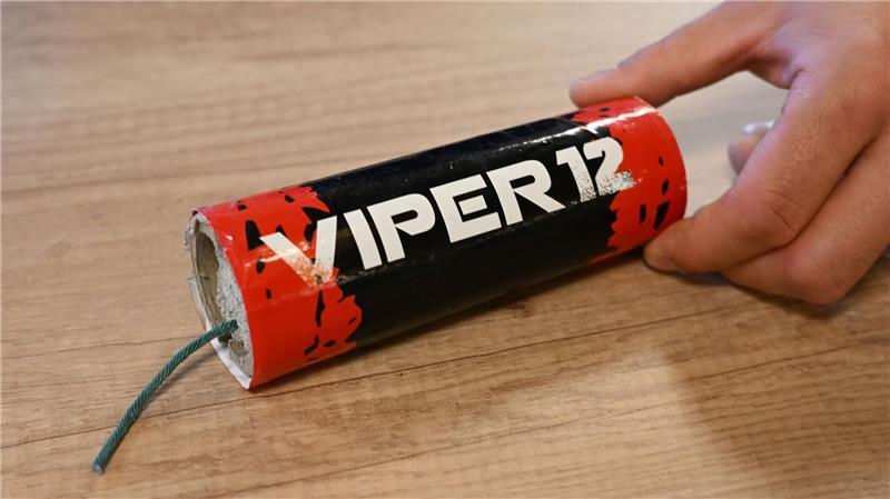 Auch solche Knallkörper setzen kriminelle Banden ein.