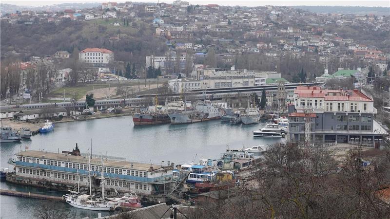 UN-Sicherheitsrat tagt - Russische und ukrainische Angriffe Auch über der Hafenstadt Sewastopol wurde Luftalarm ausgelöst.