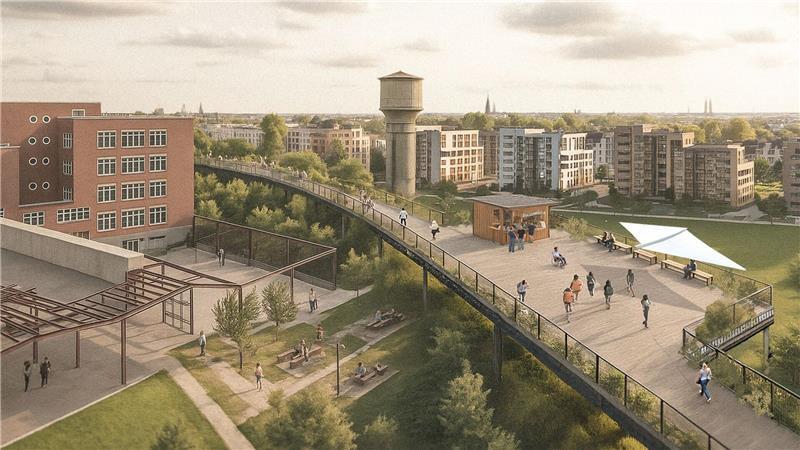 Auch über eine High Line in Altona wird diskutiert.