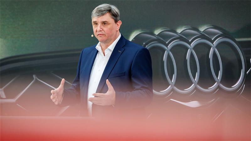 Probleme China und Naher Osten: Audi kappt die Prognose Audi-Finanzchef Jürgen Rittersberger muss die Prognose kappen. (Archivbild)