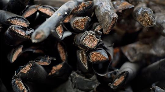 Auf Kupferkabel hatten es die Täter bei Möhnsen abgesehen (Archivbild).