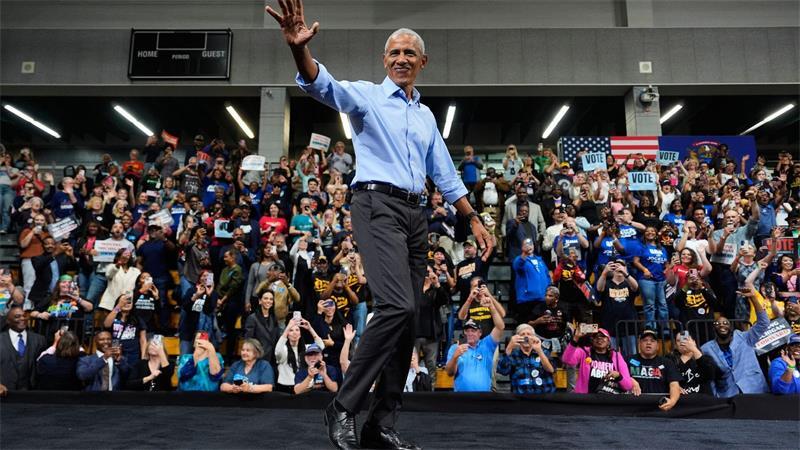 „Blaue Welle“ bei den Midterms? Die Probleme der Demokraten Auf Wahlkampfhilfe: Obama unterstützt die Demokraten vor den Parlamentswahlen. (Archivbild)