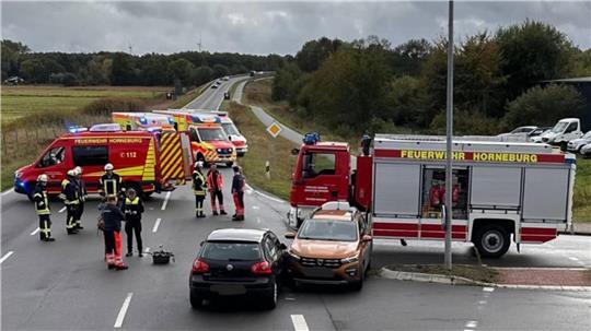 Auf dem A26-Zubringer in Horneburg hat es gekracht.