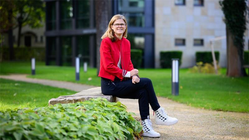 Auf dem Campus des Hasso-Plattner-Instituts: Daniela Gerd tom Markotten (51). 