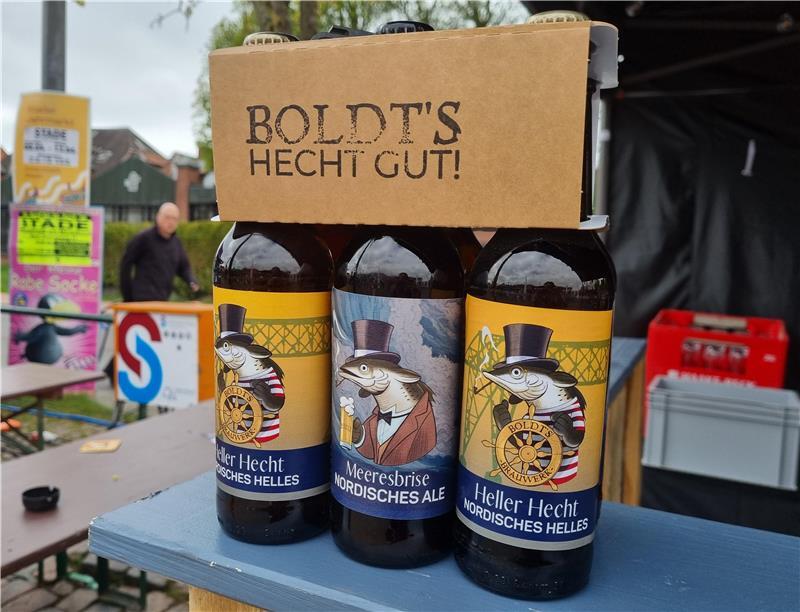 Auf dem Craft Beer & Gourmet Festival in Stade können Besucher besondere Biersorten probieren, wie bei Boldt's Brauwerk.