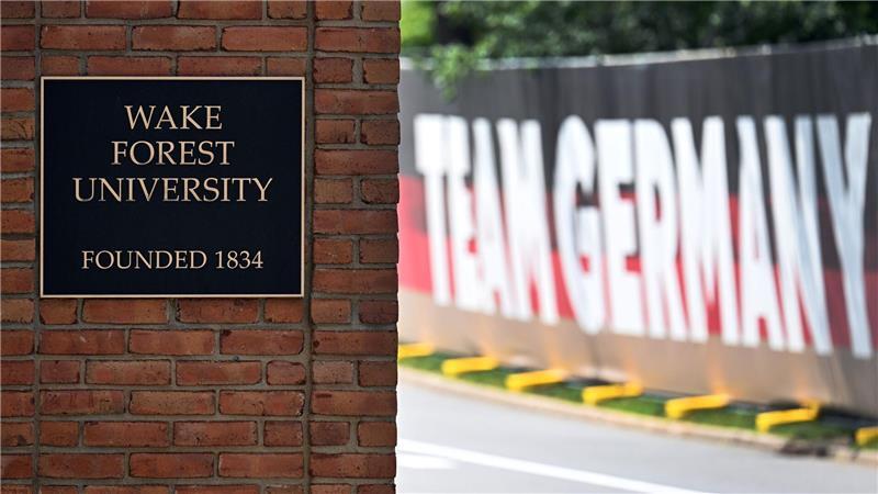 Auf dem Gelände der Wake Forest University trainiert die DFB-Elf. 