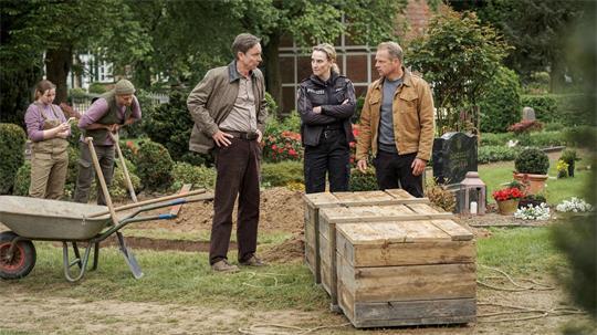 Auf dem Schwanitzer Friedhof wird ein grausiger Fund gemacht.