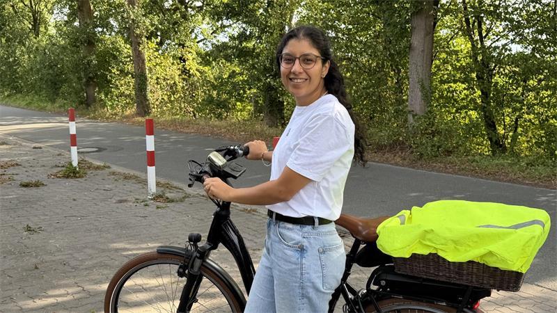 Grünen-Kandidatin Amalien Meyer: „Sauensiek braucht Frauen im Rat“ Auf dem Weg zum Gemeinderat: Amalien Meyer steuert dort die Gleichberechtigung an.
