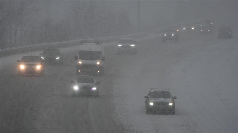 Auf den Straßen gab es viele Beeinträchtigungen.