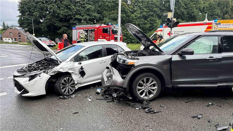 Auf der B73 in Buxtehude hat es gekracht.