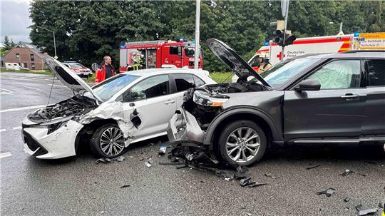 Auf der B73 in Buxtehude hat es gekracht.