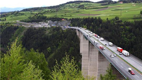 Auf der Brennerautobahn dürfte es am 30. Mai zu viel Stau kommen. (Archivbild)