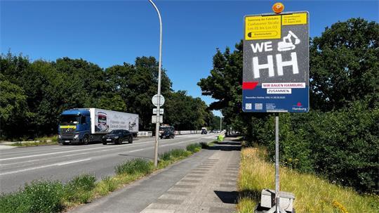 Auf der Bundesstraße B73 wird in den nächsten acht Wochen gebaut.