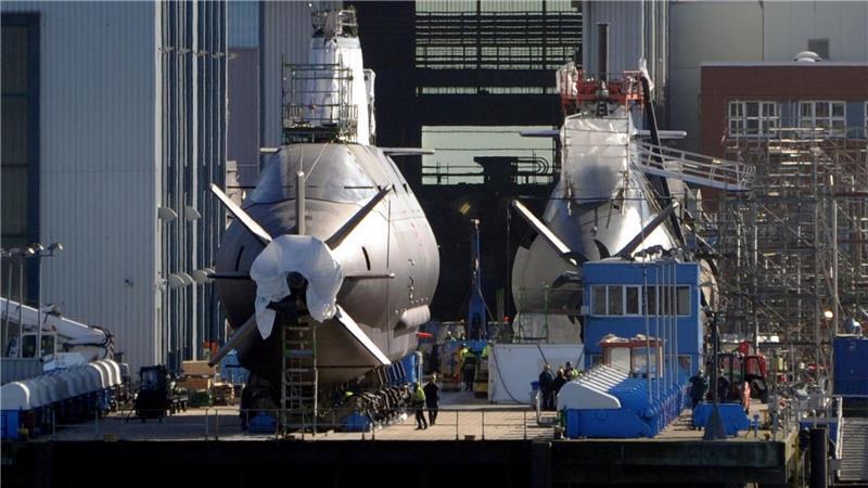 Auf der Kieler Werft werden U-Boote gebaut (Archivbild).