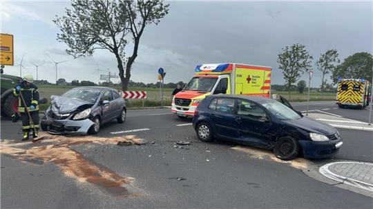 Auf der Kreuzung Stader Straße/Glückstäder Straße kam es zu einem Unfall.