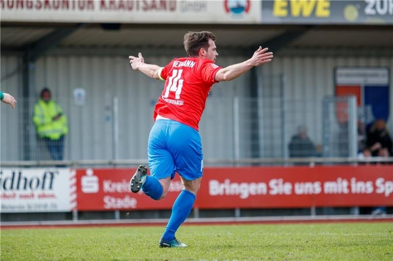 Auf der Torschützenliste der Regionalliga Nord mit zwölf Treffern auf Platz zwei: Alexander Neumann: Foto: Struwe (Archiv)