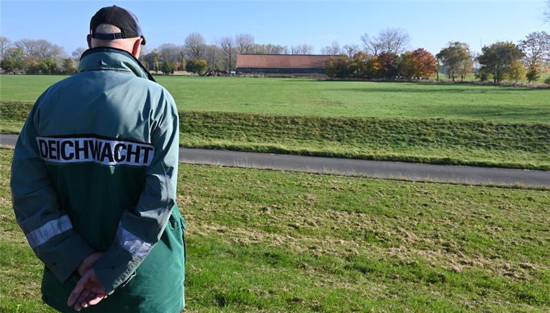 Auf dieser Fläche soll das Kleilager auf Hahnöfersand entstehen.