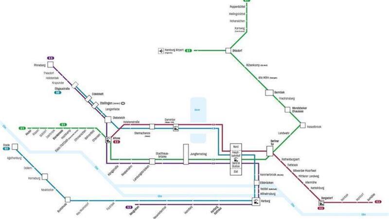 Auf einen Blick: Das neue Streckennetz der S-Bahn Hamburg.