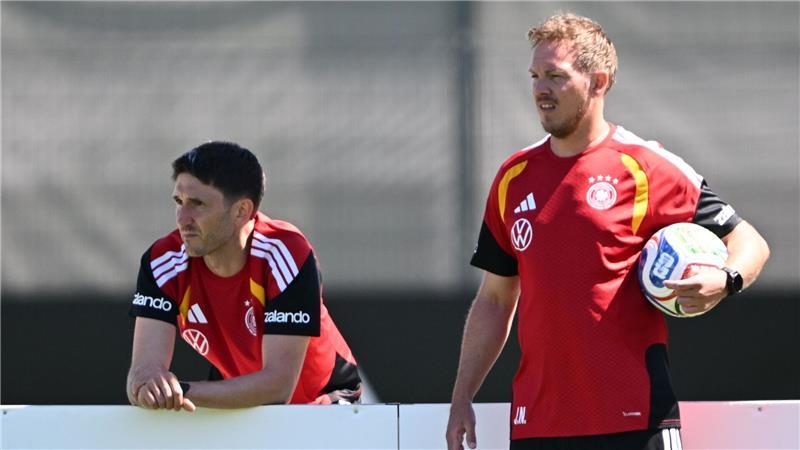 Auf geht’s: Julian Nagelsmann strahlt beim Training Tatendrang aus. 