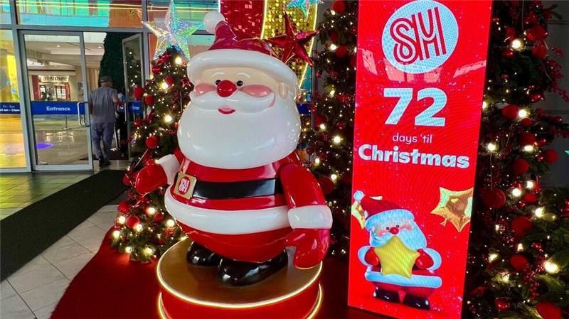 Katholische Philippinen: Wo Weihnachten fast 130 Tage dauert Auf solchen Leuchttafeln werden die Tage bis Weihnachten heruntergezählt.